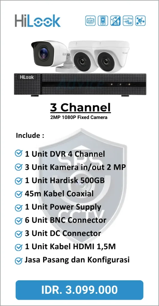 Paket Hilook 3 Channel Analog